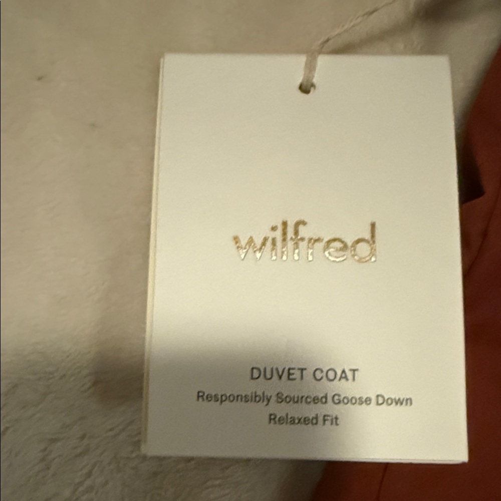 NWT Aritzia Wilfred long puffer coat M - Picture 9 of 12